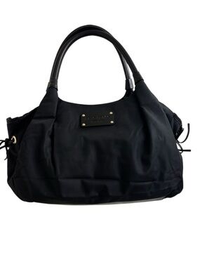 kate spade Stevie nylon and leather hobo bag